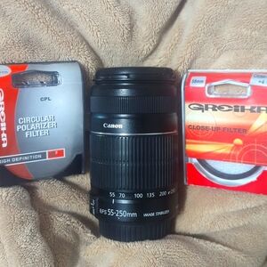 Canon lenses 55-250mm